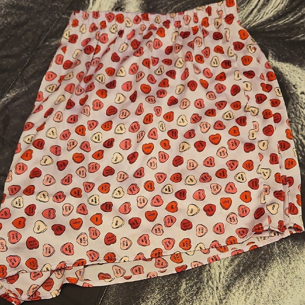 Candy Heart Patterned Women's Short/Long Sleeve PJs